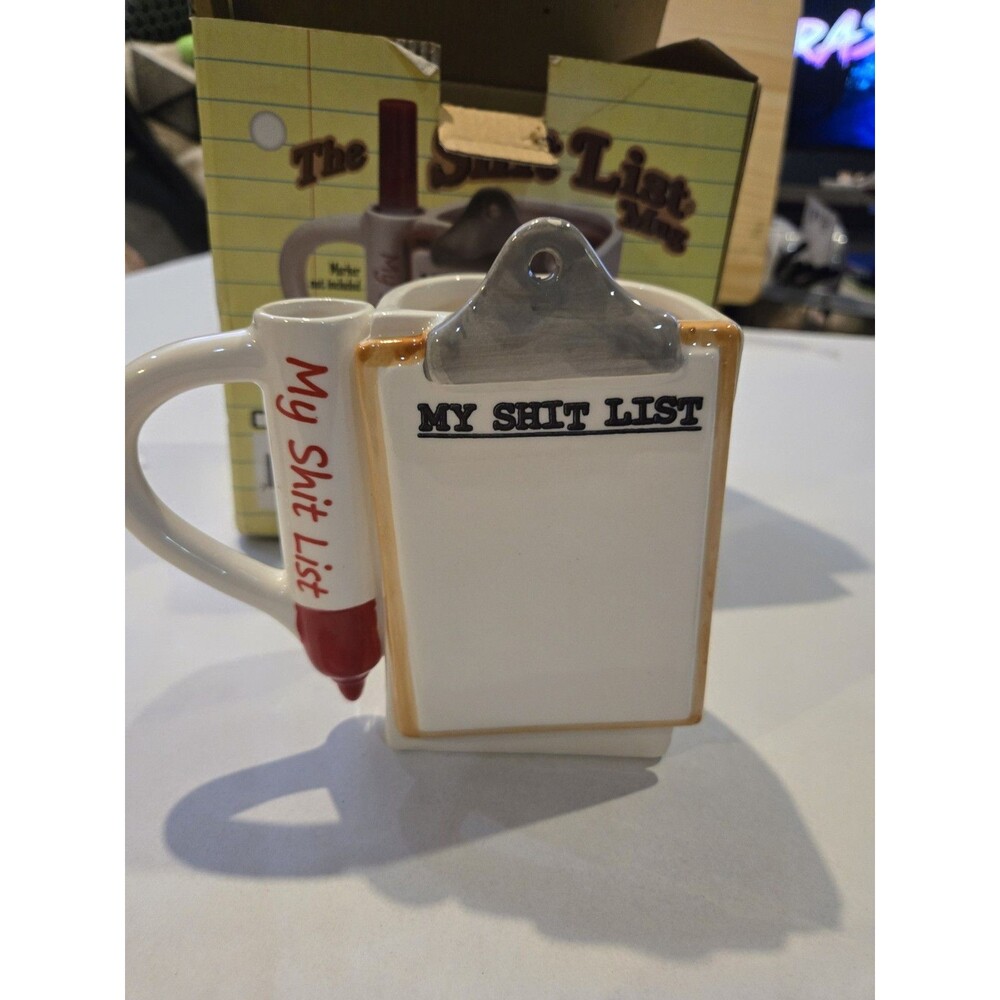 Big Mouth Mugs The S#$# List 12 Oz Coffee Mug